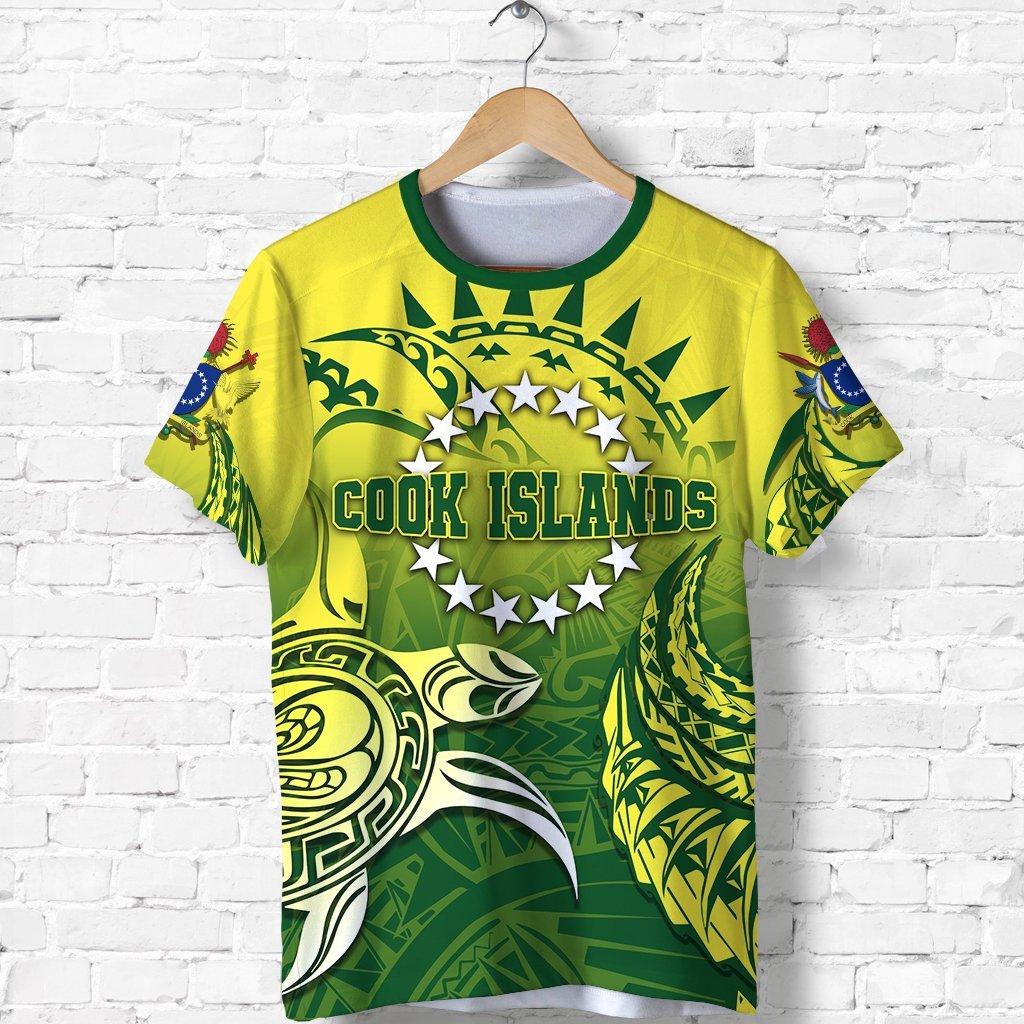 Cook Islands Shirt, Kuki Arirani Turtle Polynesian T Shirt