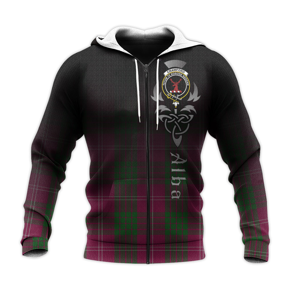 Printivon Crawford Tartan Crest Alba Celtic Hoodie