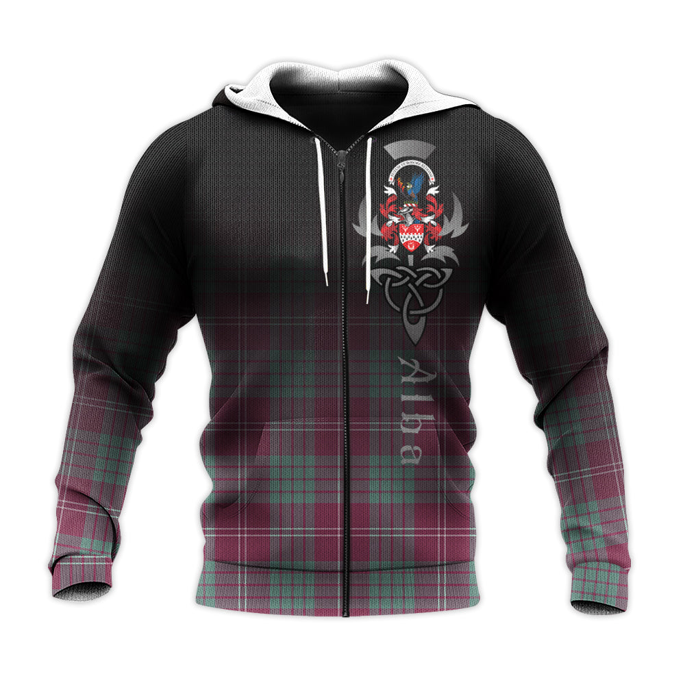 Printivon Crawford Ancient Of Newzealand Tartan Crest Alba Celtic Hoodie