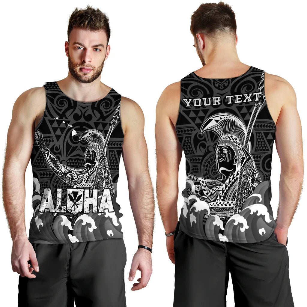 Custom Personalised Hawaii King Kamehameha Aloha Hawai'i Nei Men Tank Top