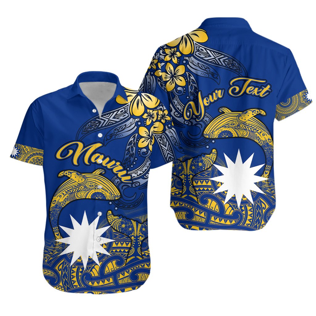 Custom Personalised Nauru Independence - The Way Of Water Hawaiian Shirt -