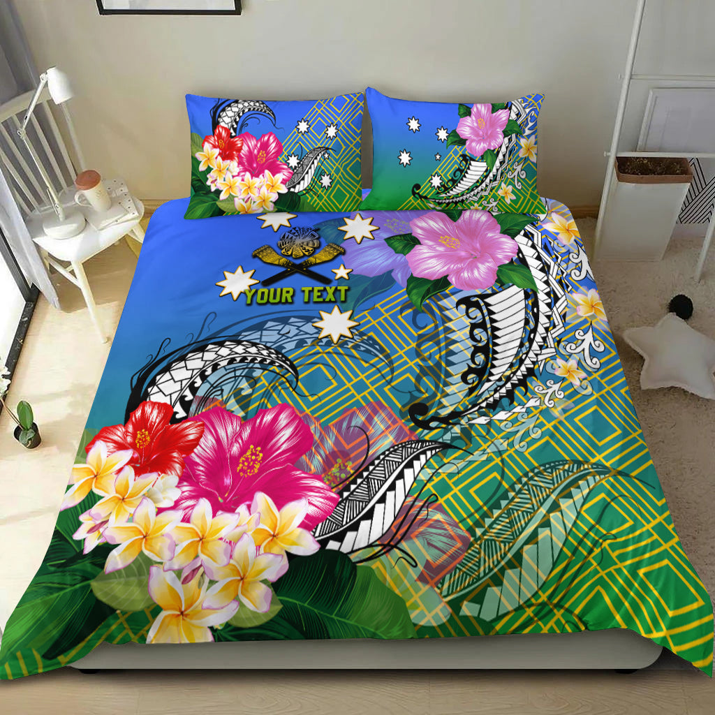 (Custom Personalised) South Sea Islanders Kanakas Hibiscus Polynesia Bedding Set