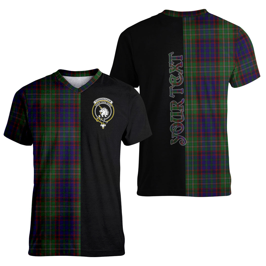 Printivon Cunningham Hunting Tartan Personalize Half T shirt