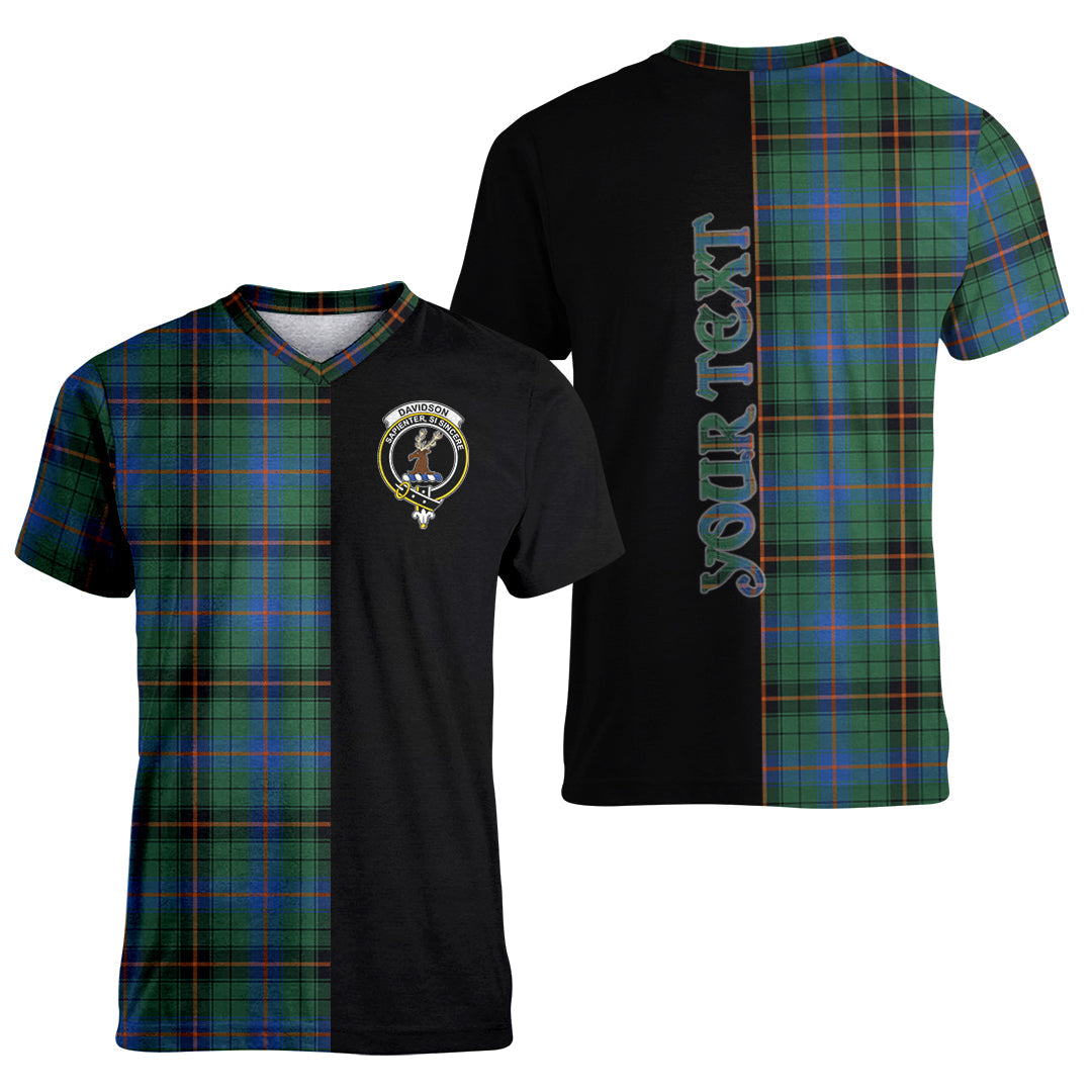 Printivon Davidson Ancient Tartan Personalize Half T shirt