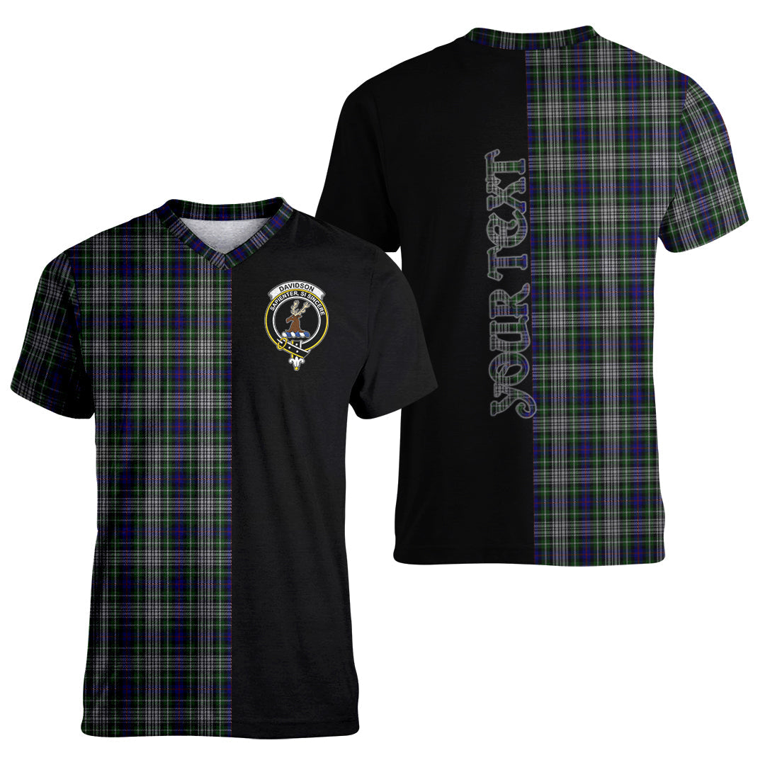 Printivon Davidson of Tulloch Dress Tartan Personalize Half T shirt