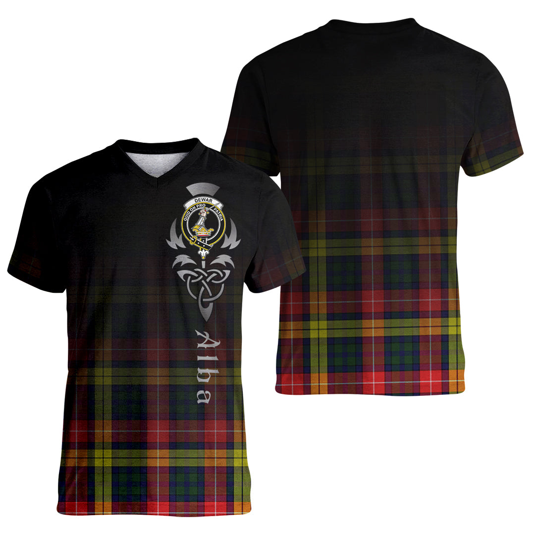 Printivon Dewar Tartan Crest Alba Celtic T Shirt
