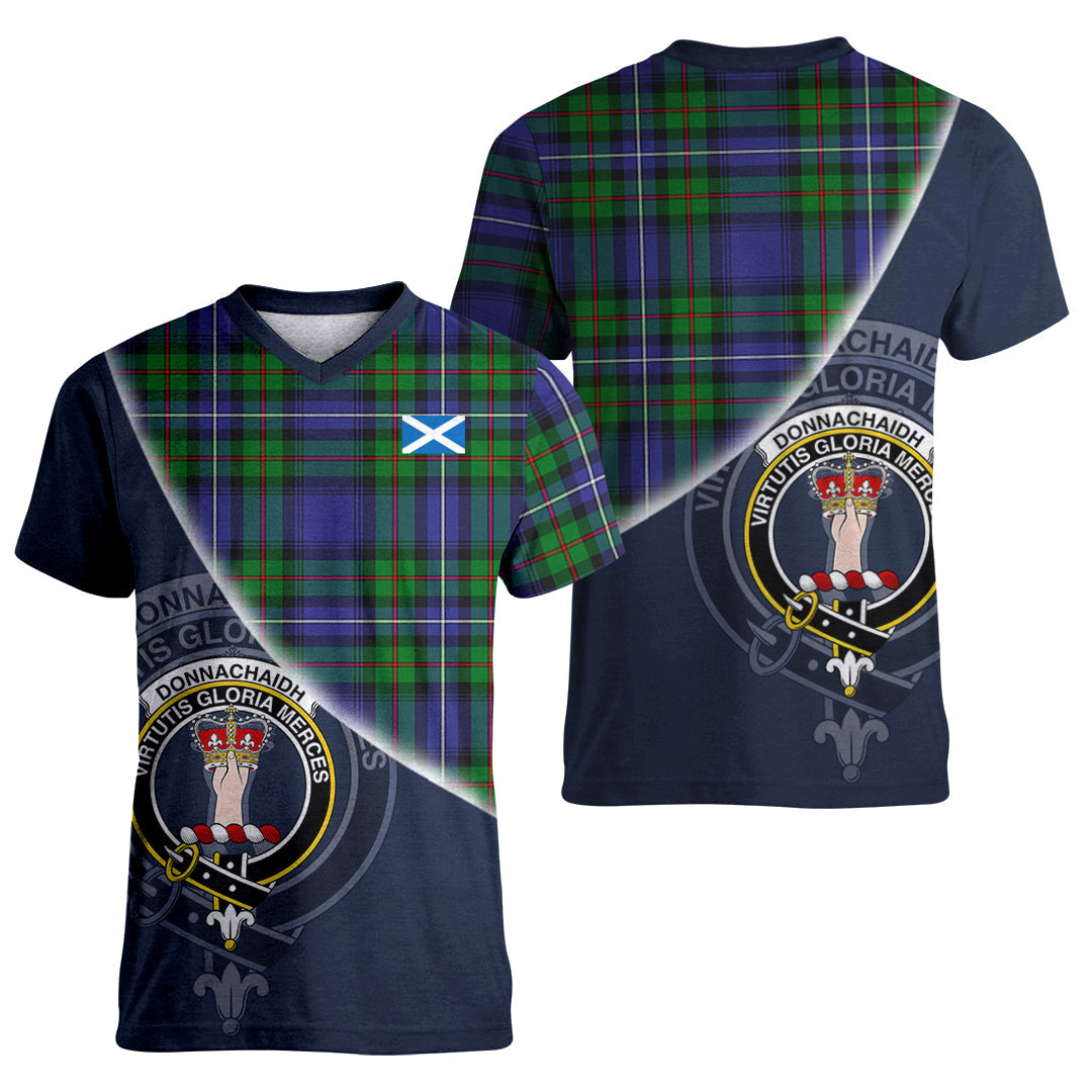 Printivon Donnachaidh Tartan Scottish Crest T Shirt
