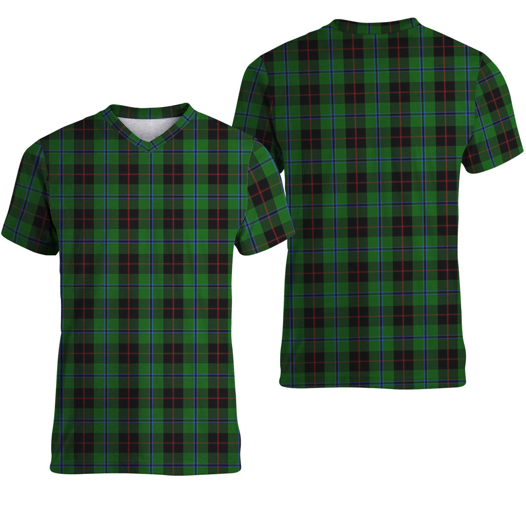 Printivon Douglas Black Tartan T Shirt