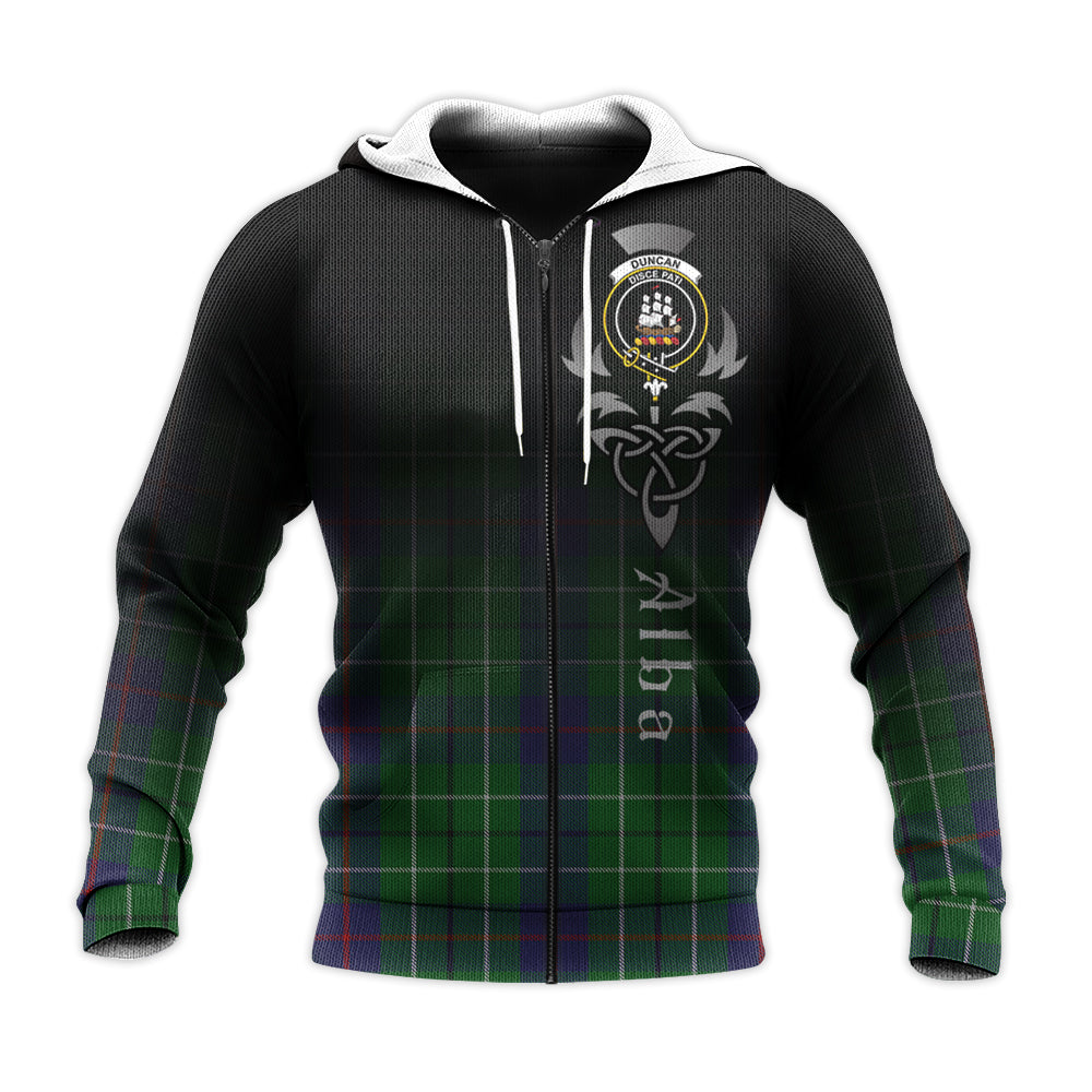 Printivon Duncan Tartan Crest Alba Celtic Hoodie