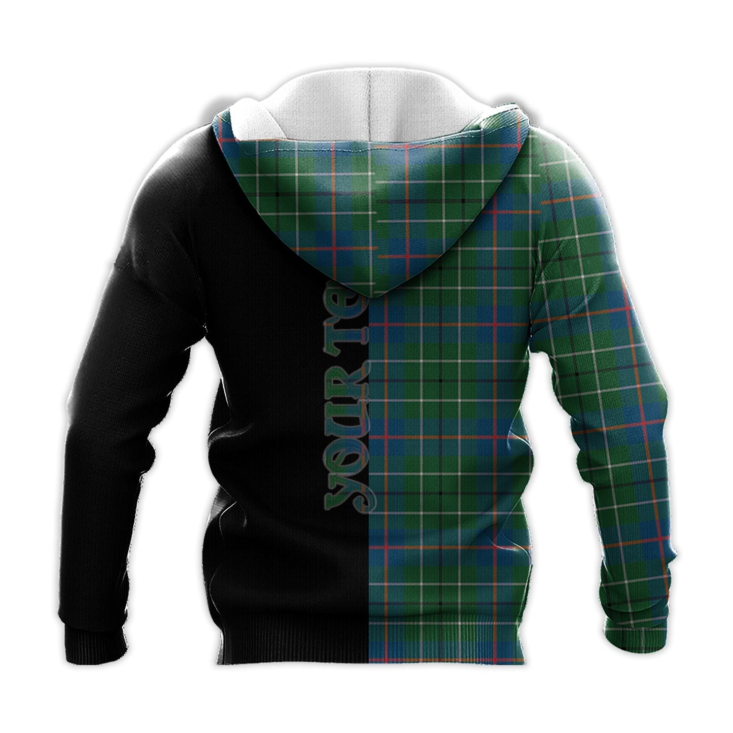 Printivon Duncan Ancient Tartan Personalize Half Hoodie