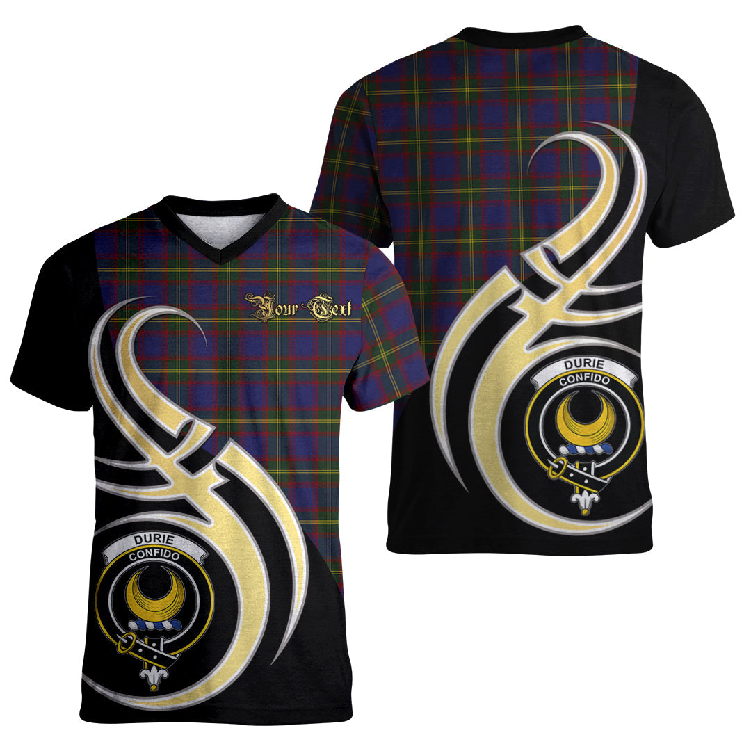 Printivon Durie Tartan Crest Believe In Me T Shirt