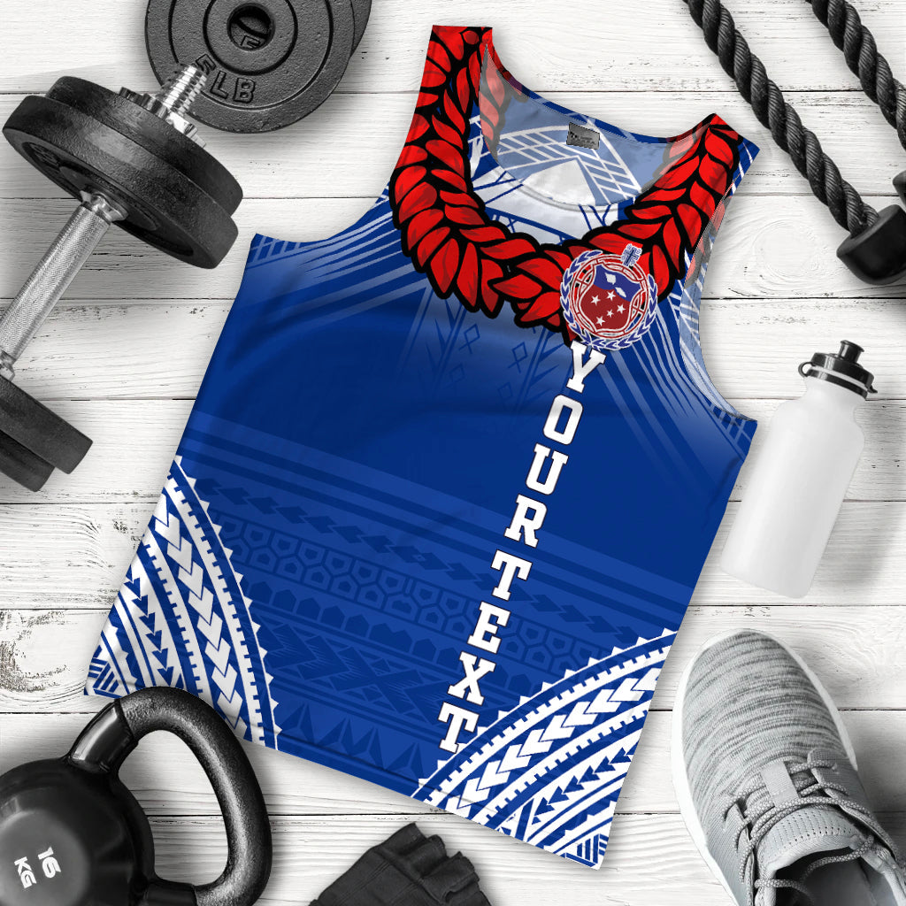 Custom Personalised Toa Samoa Rugby Ula Fala Art Men Tank Top