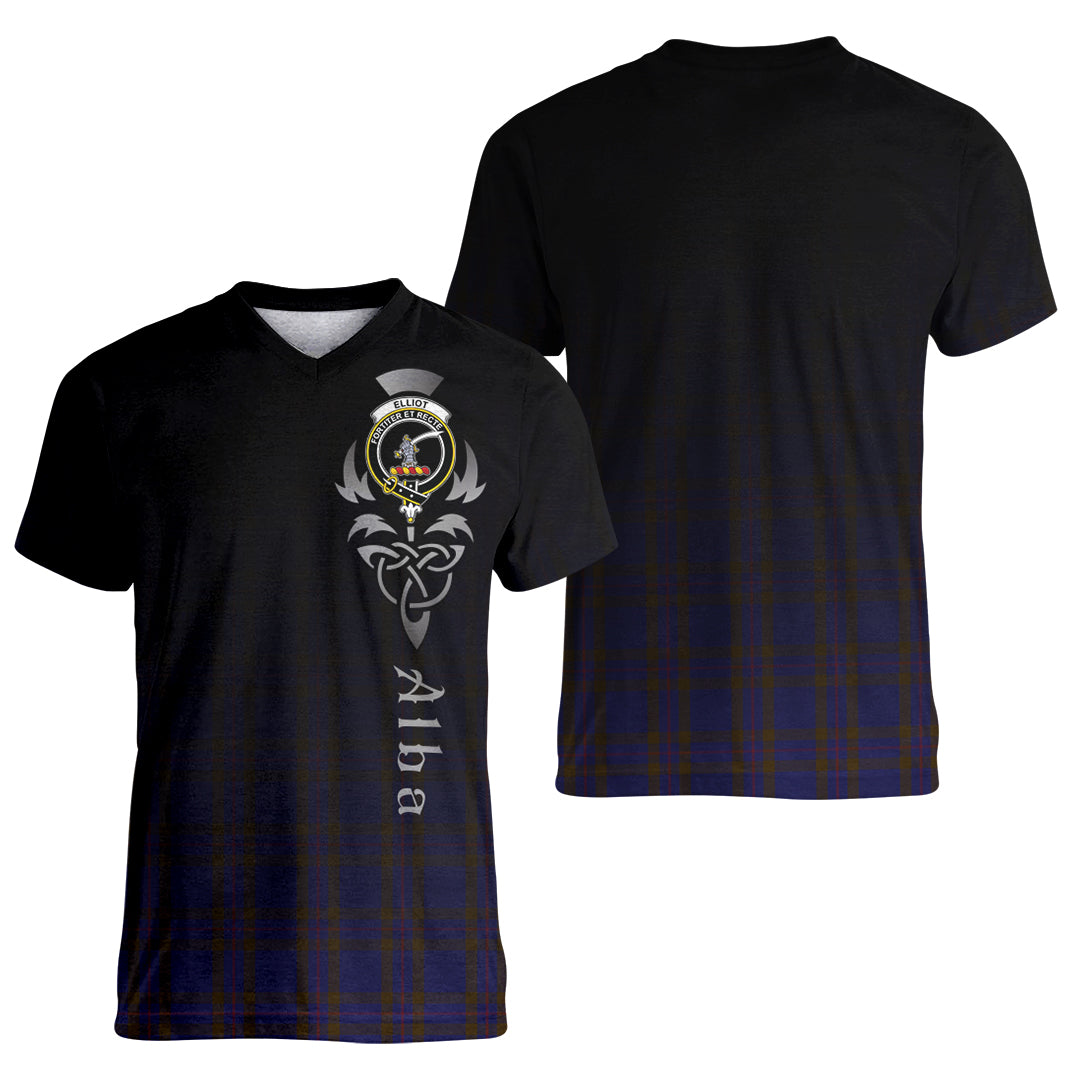 Printivon Elliot Tartan Crest Alba Celtic T Shirt
