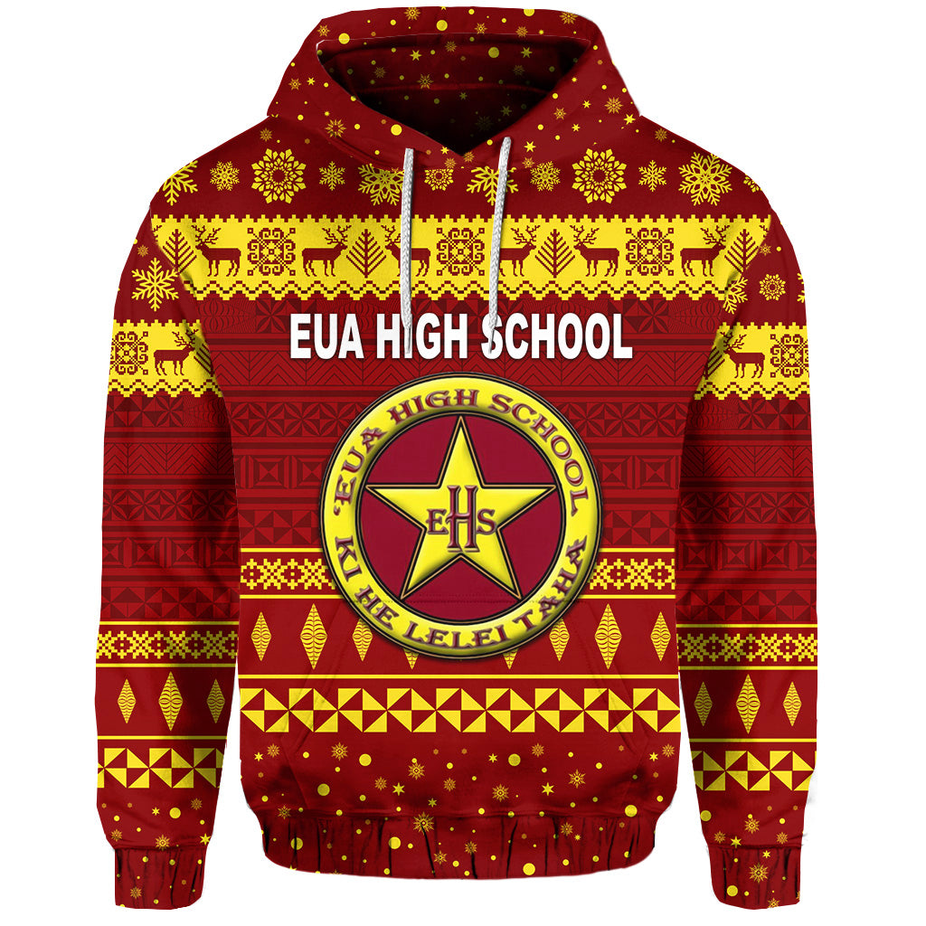 Eua High School Christmas Hoodie Simple Style