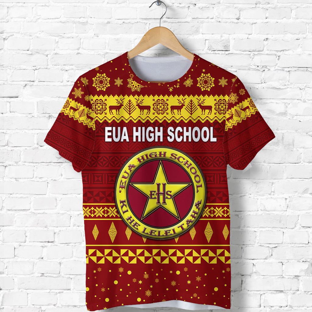 Eua High School Christmas T Shirt Simple Style