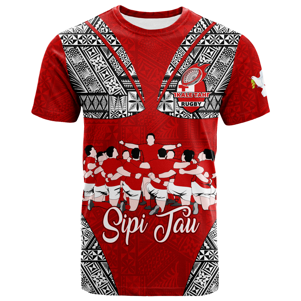 Tonga Rugby Ikale Tahi Sipi Tau T Shirt All Over Print