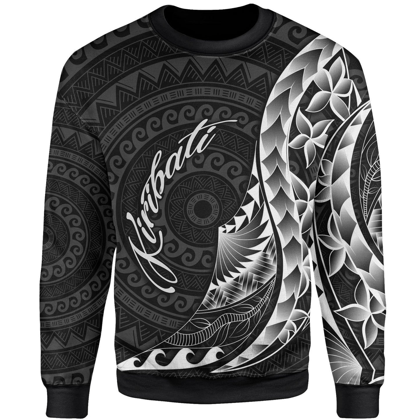 Kiribati Sweatshirt Polynesian Pattern Style