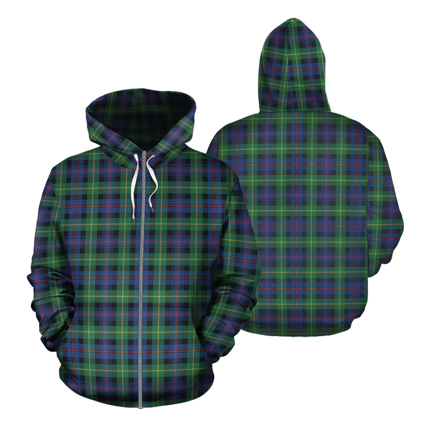 Printivon Farquharson Ancient Tartan Hoodie