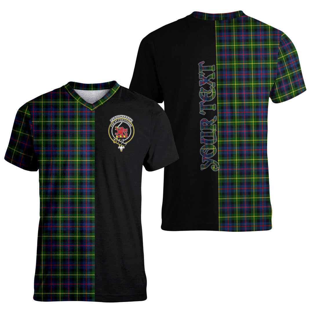 Printivon Farquharson Modern Tartan Personalize Half T shirt