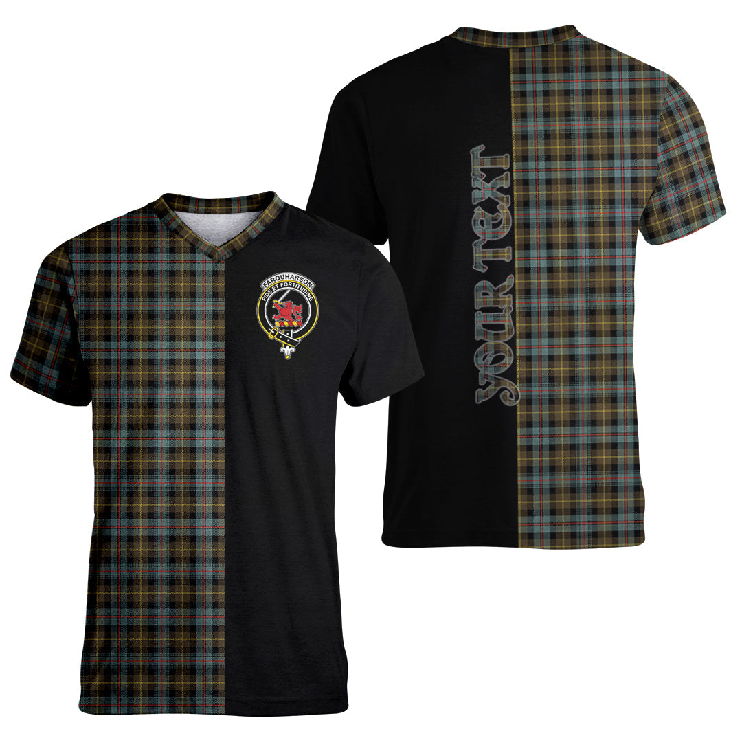 Printivon Farquharson Weathered Tartan Personalize Half T shirt