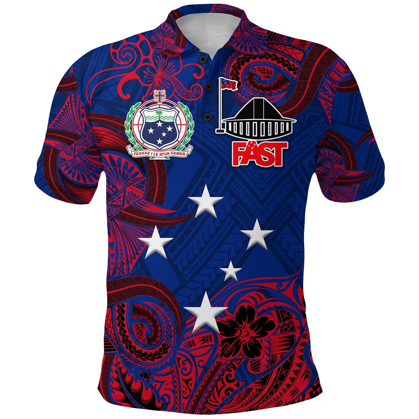Samoa FAST Party Polo Shirt Unique Style - NO.1