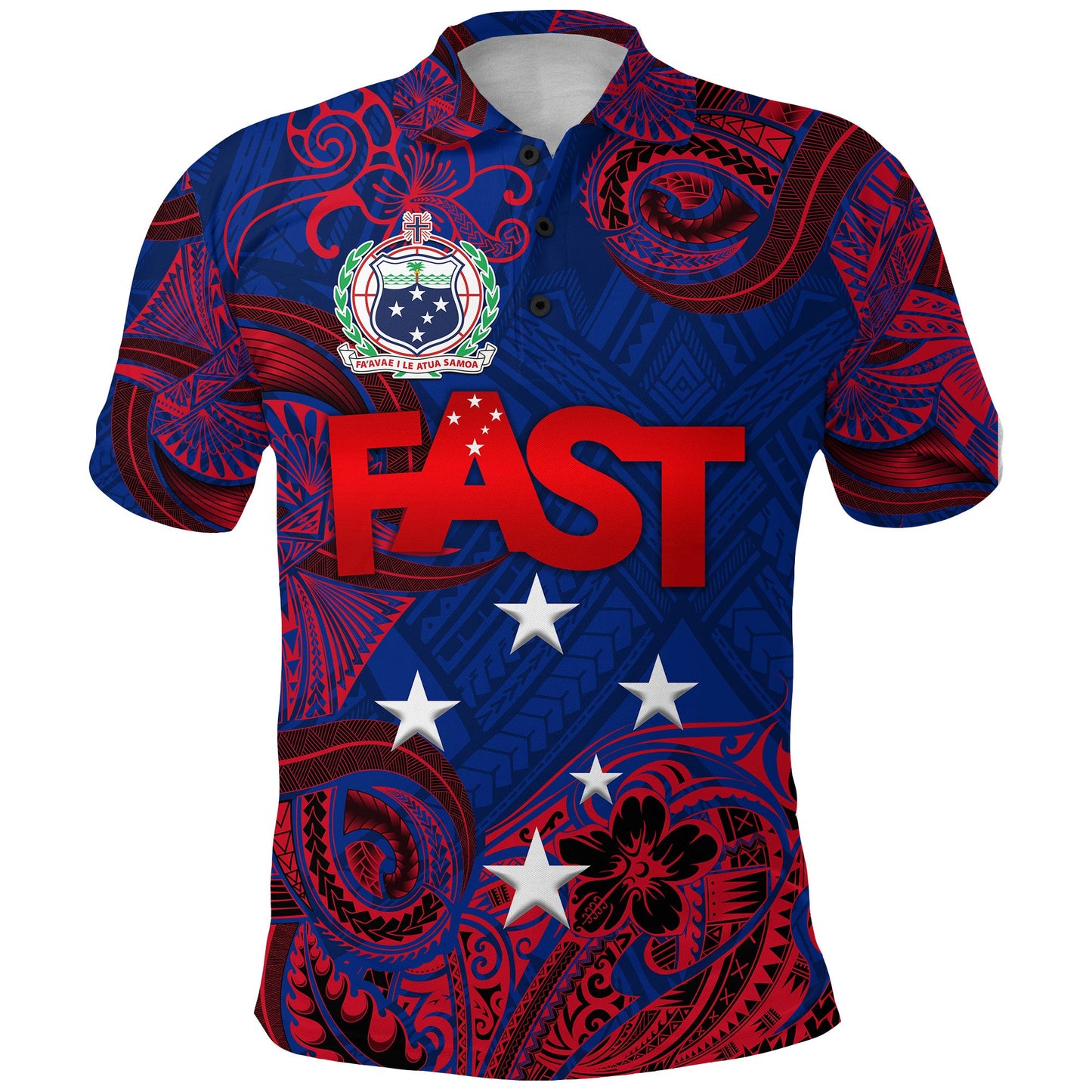 Samoa FAST Party Polo Shirt Unique Style - NO.2