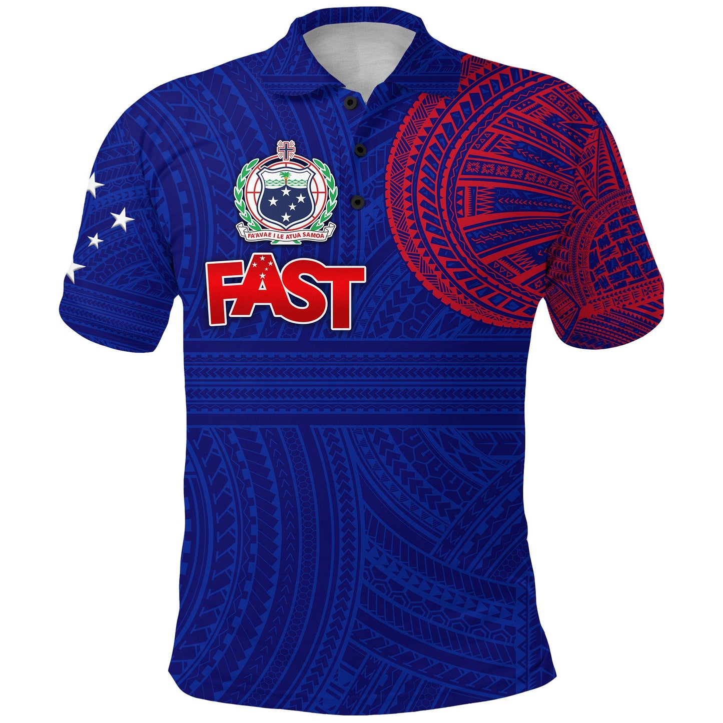 Samoa FAST Party Polo Shirt Original Style