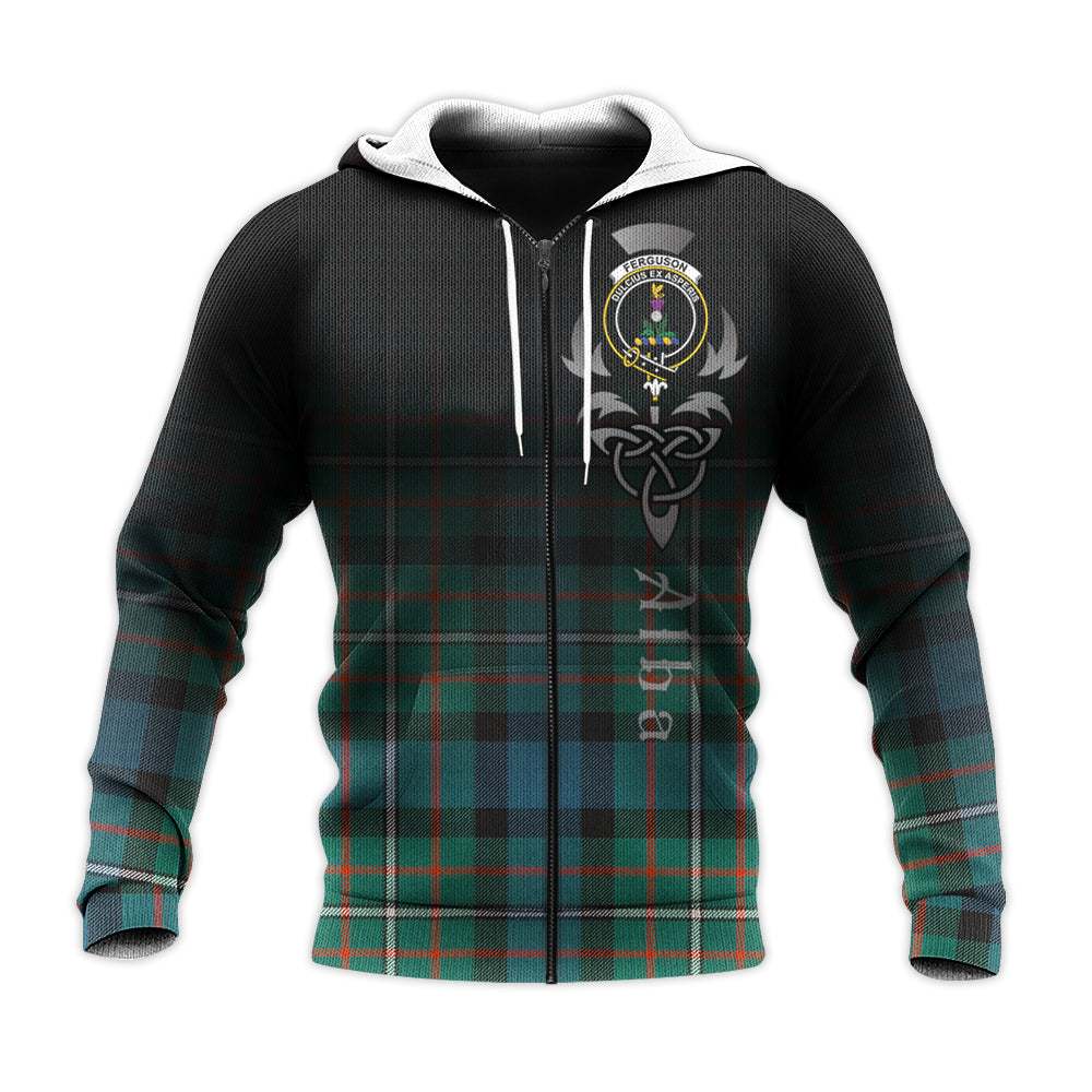 Printivon Ferguson Ancient Tartan Crest Alba Celtic Hoodie