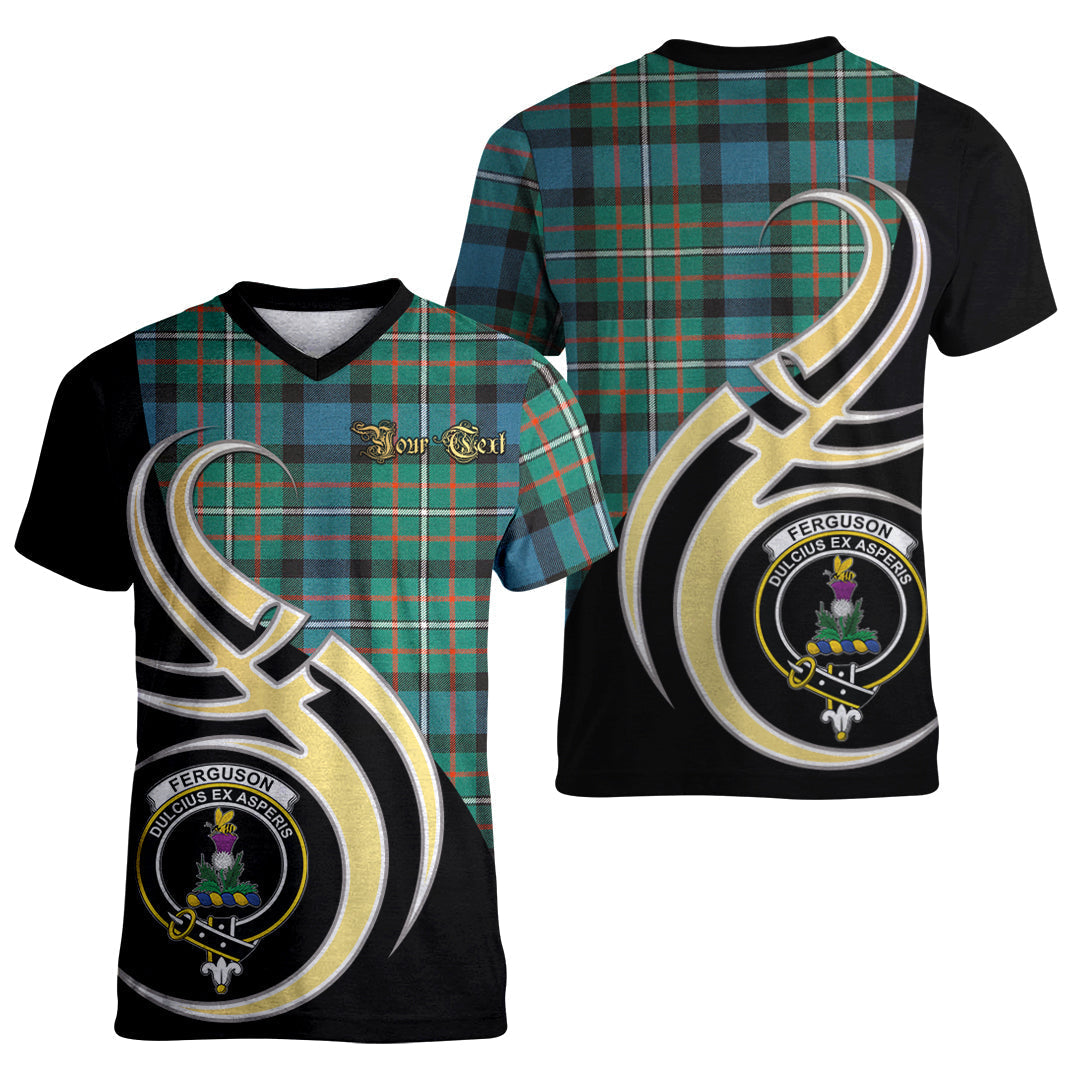 Printivon Ferguson Ancient Tartan Crest Believe In Me T Shirt