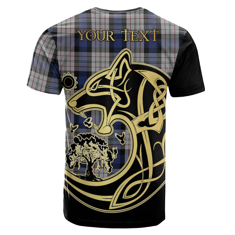 Printivon Ferguson Dress Crest Celtic Wolf Tartan T Shirt Custom Your Text