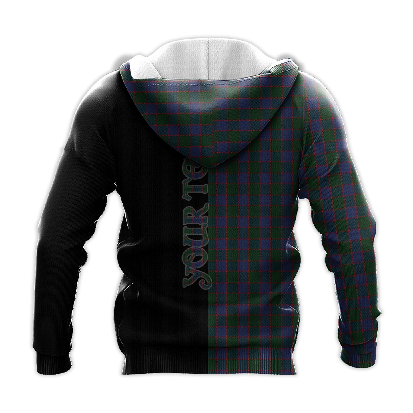 Printivon Ferguson Old Tartan Personalize Half Hoodie