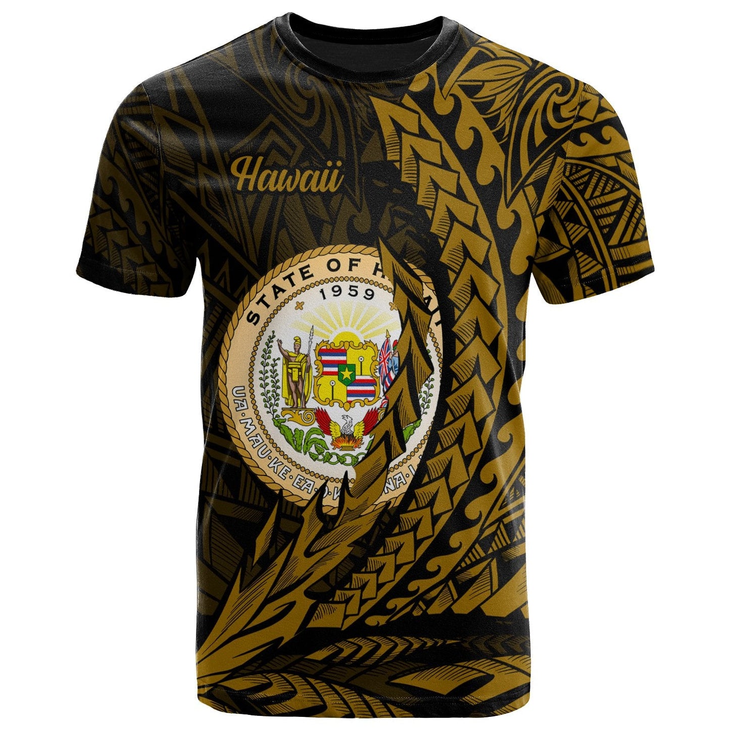 Hawaii T-Shirt Wings Style