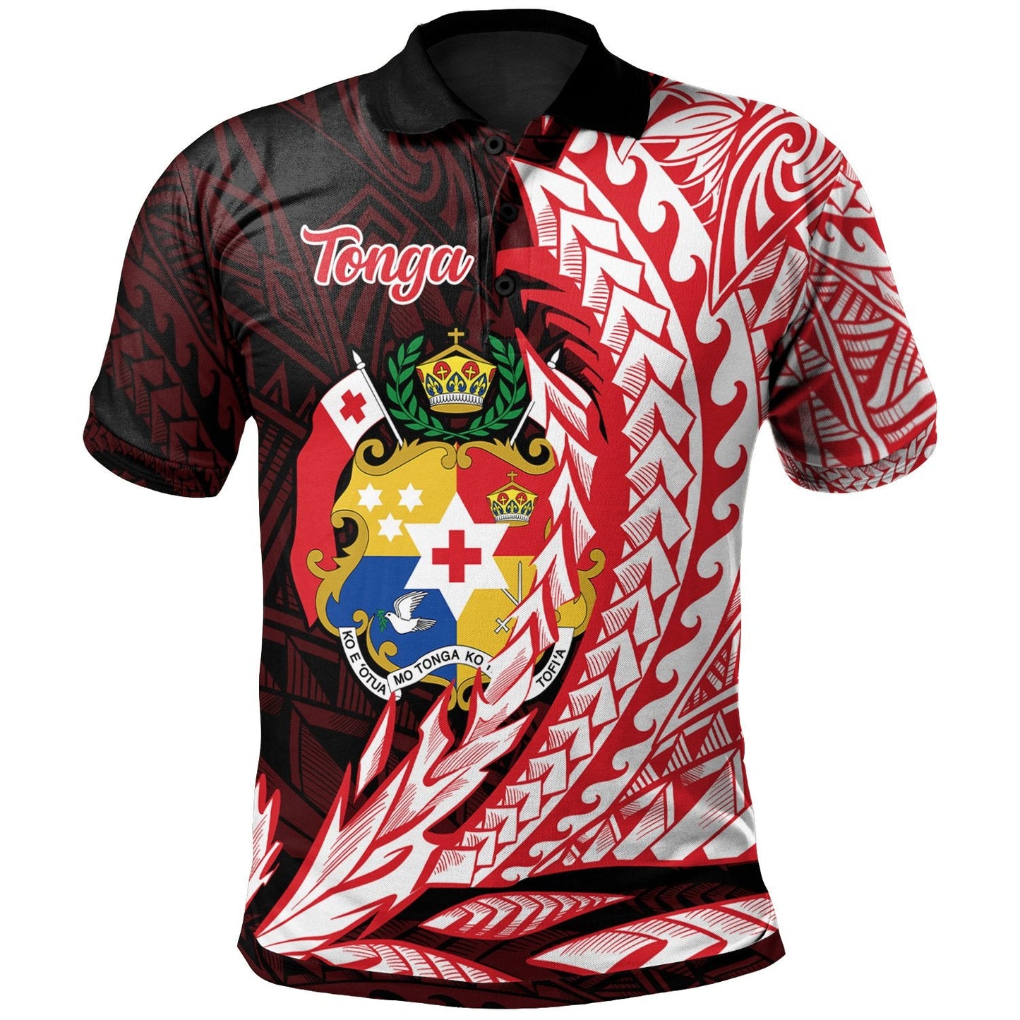 Tonga Polo Shirt - Wings Style