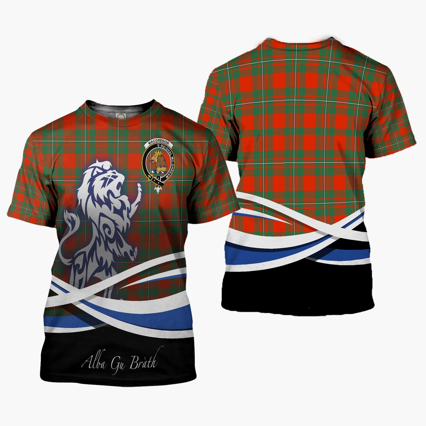 Printivon MacGregor Clan Crest Alba Gu Brath T Shirt Scotland Gift