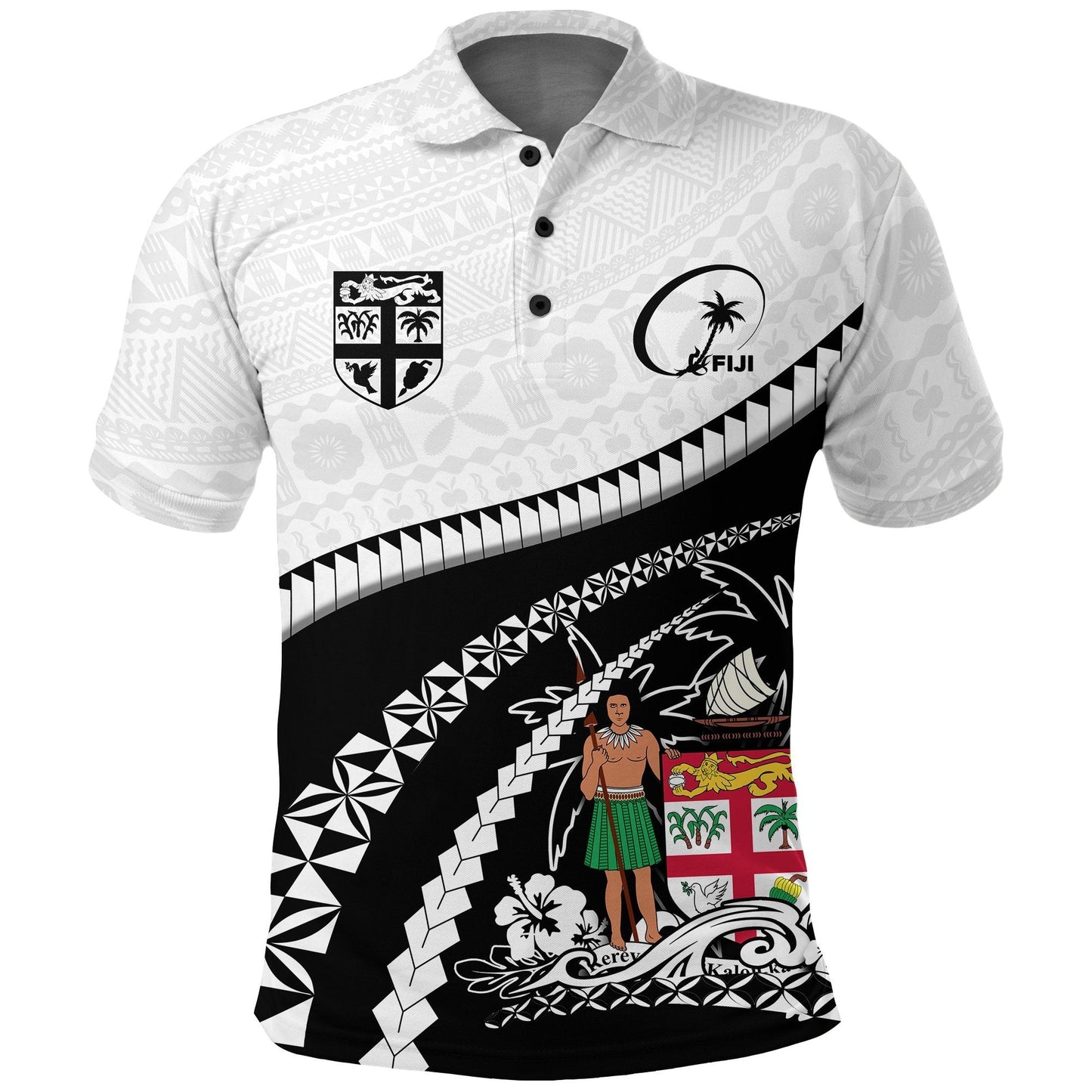 Fiji Polo Shirt Rugby - Road to Hometown