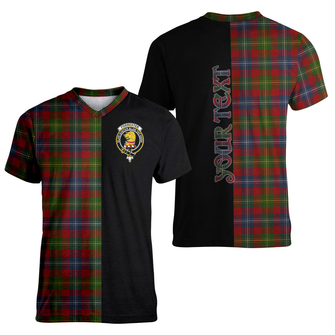 Printivon Forrester or Foster Tartan Personalize Half T shirt
