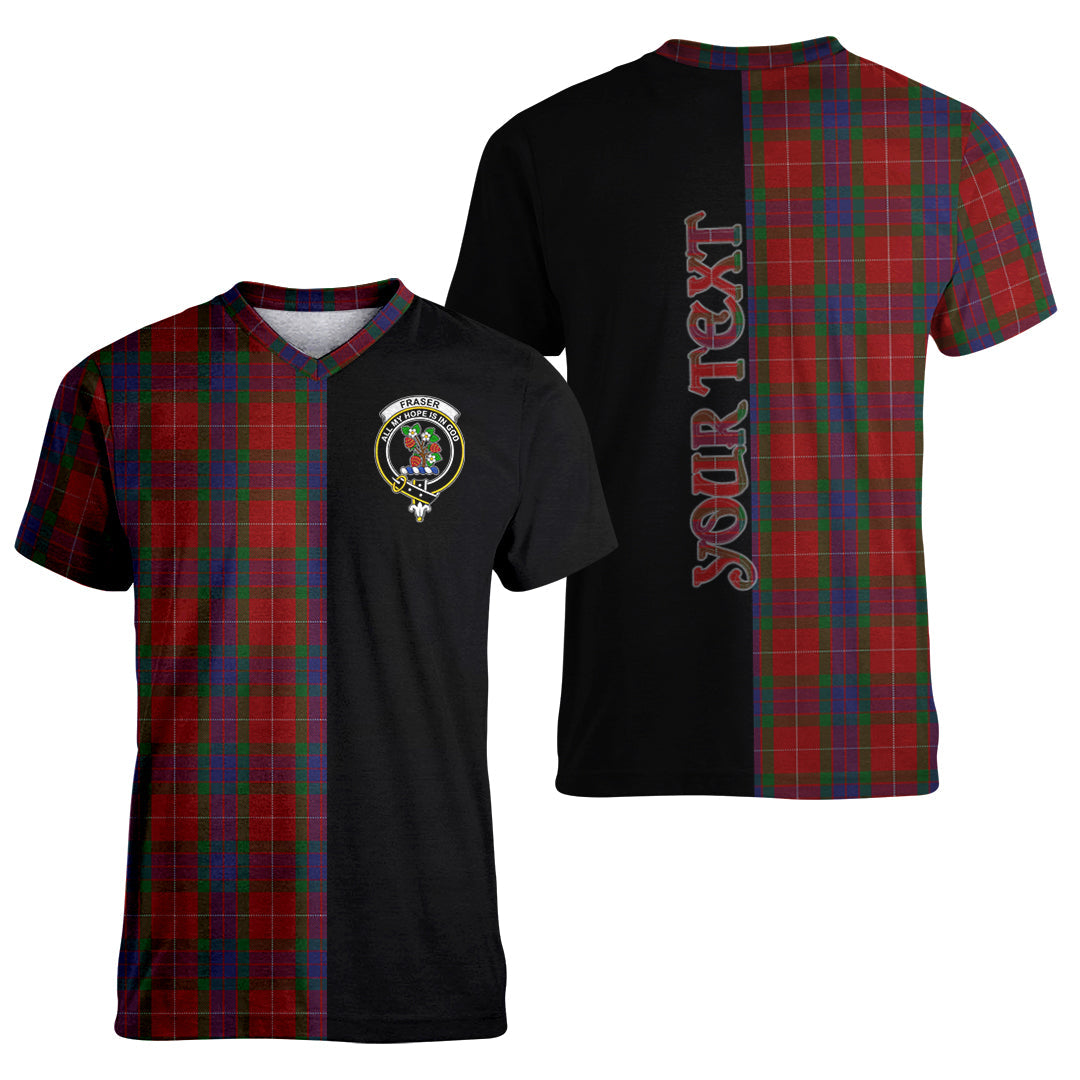 Printivon Fraser Tartan Personalize Half T shirt