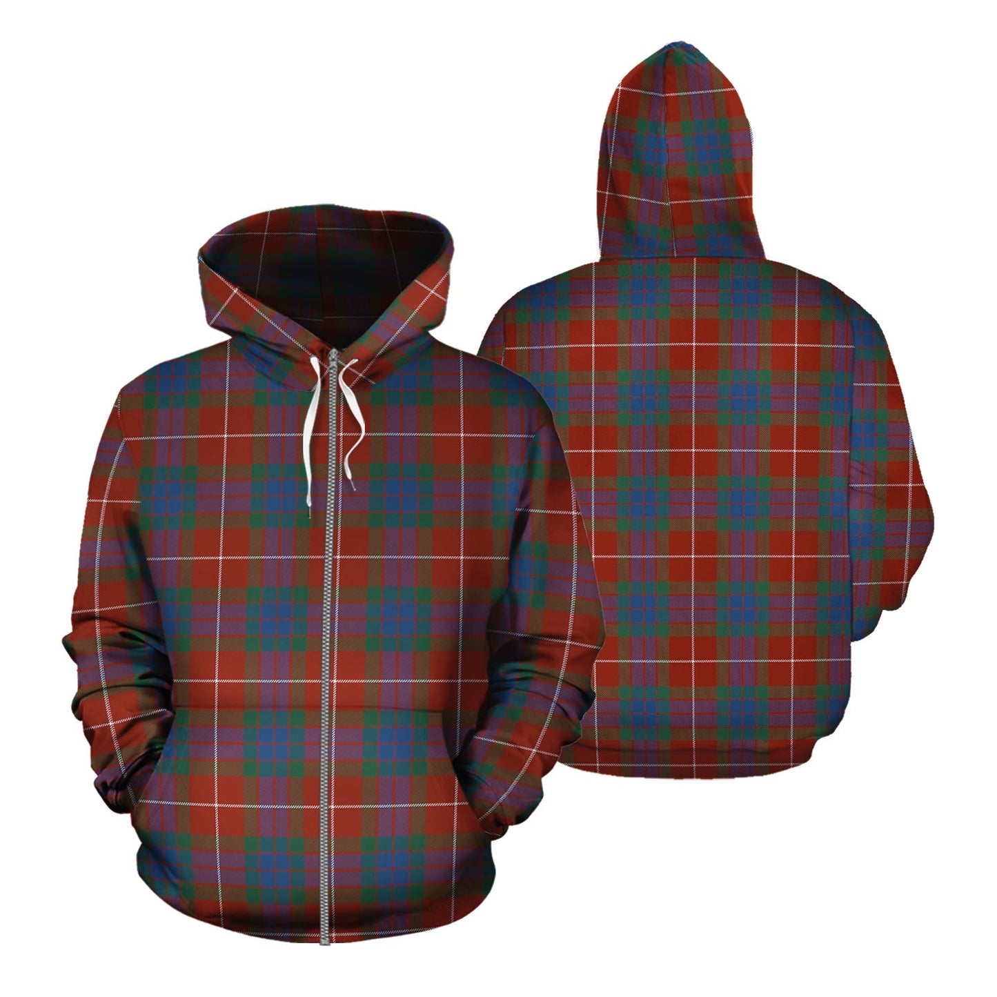 Printivon Fraser Ancient Tartan Hoodie