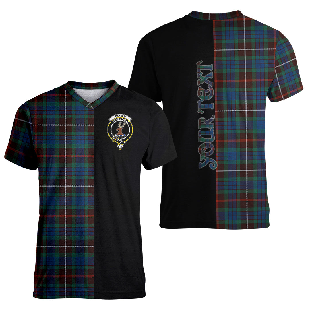 Printivon Fraser Hunting Ancient Tartan Personalize Half T shirt