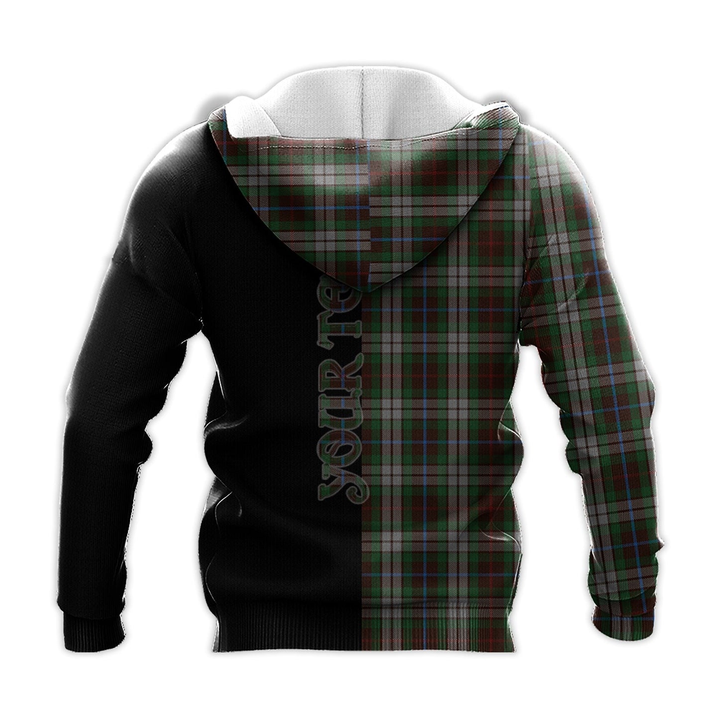 Printivon Fraser Hunting Dress Tartan Personalize Half Hoodie