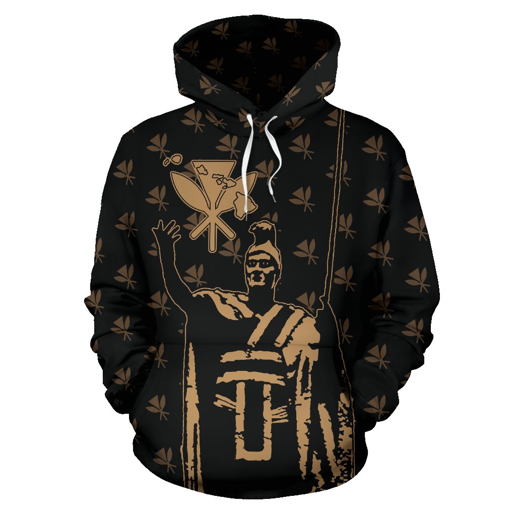 Hawaii King Kanaka Maoli Golden Hoodie