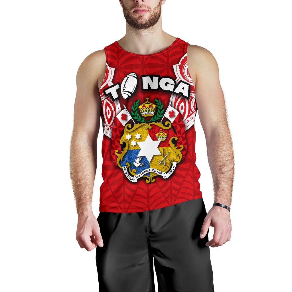 Tonga Rugby Men's Tank Top Royal Style