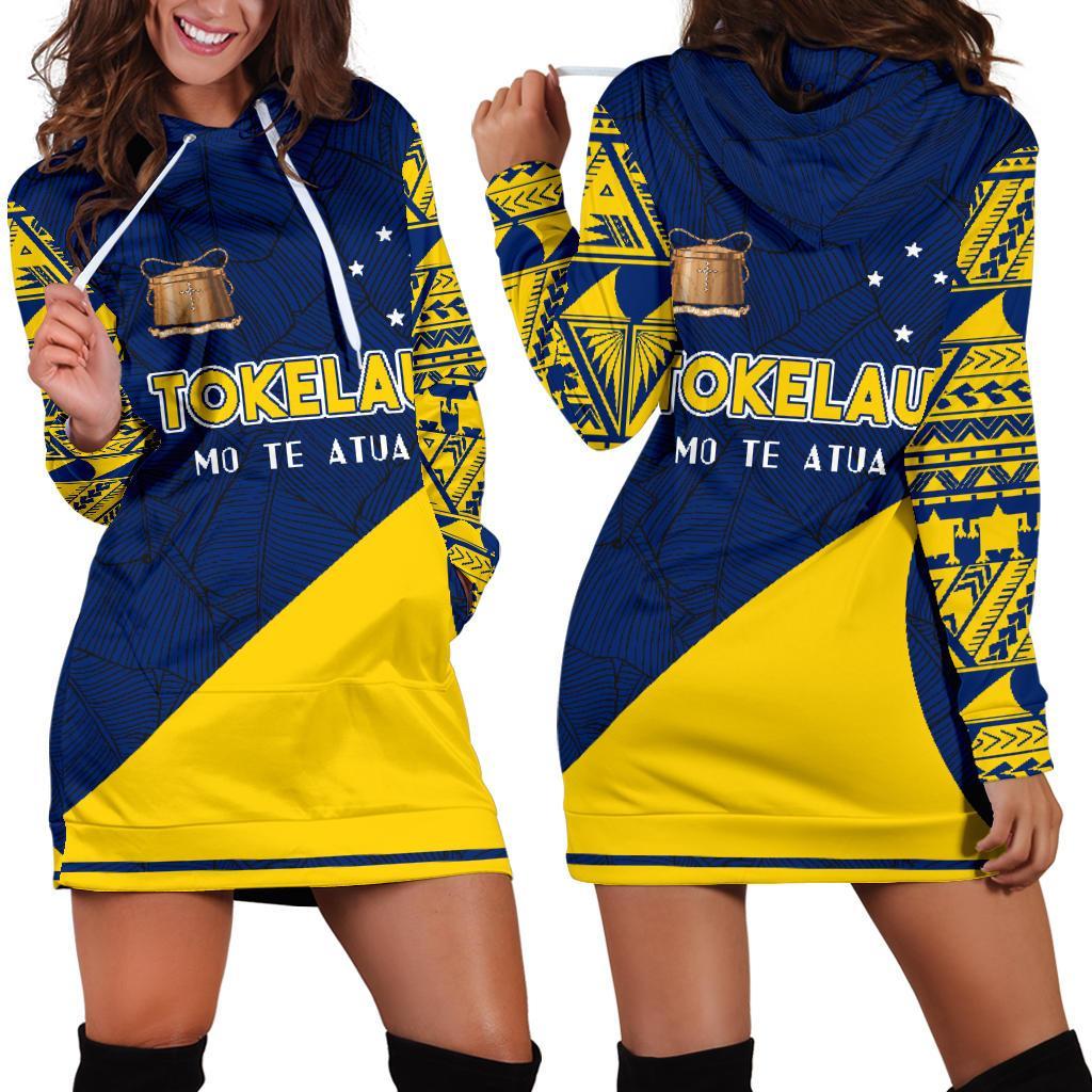 Tokelau Hoodie Dress Polynesian Canoe Style