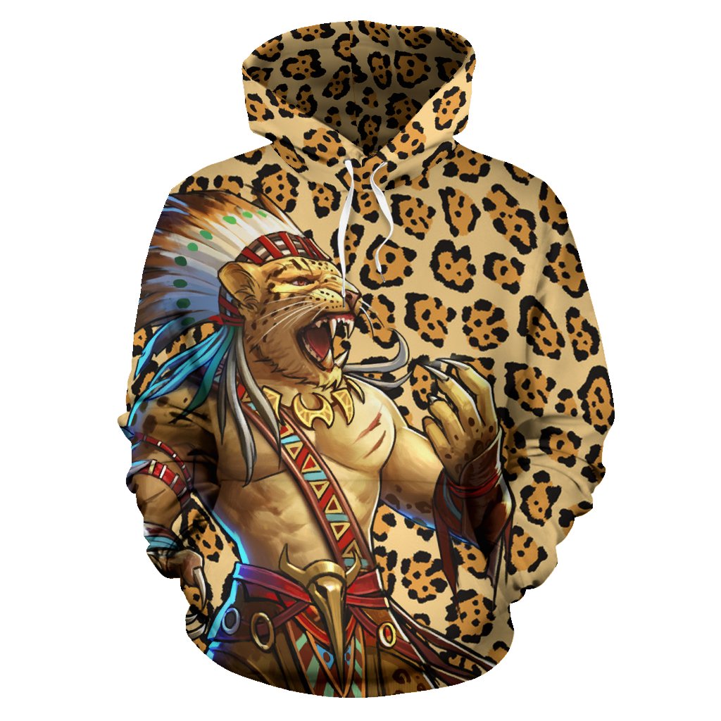 Aztec Jaguar Warrior Hoodie