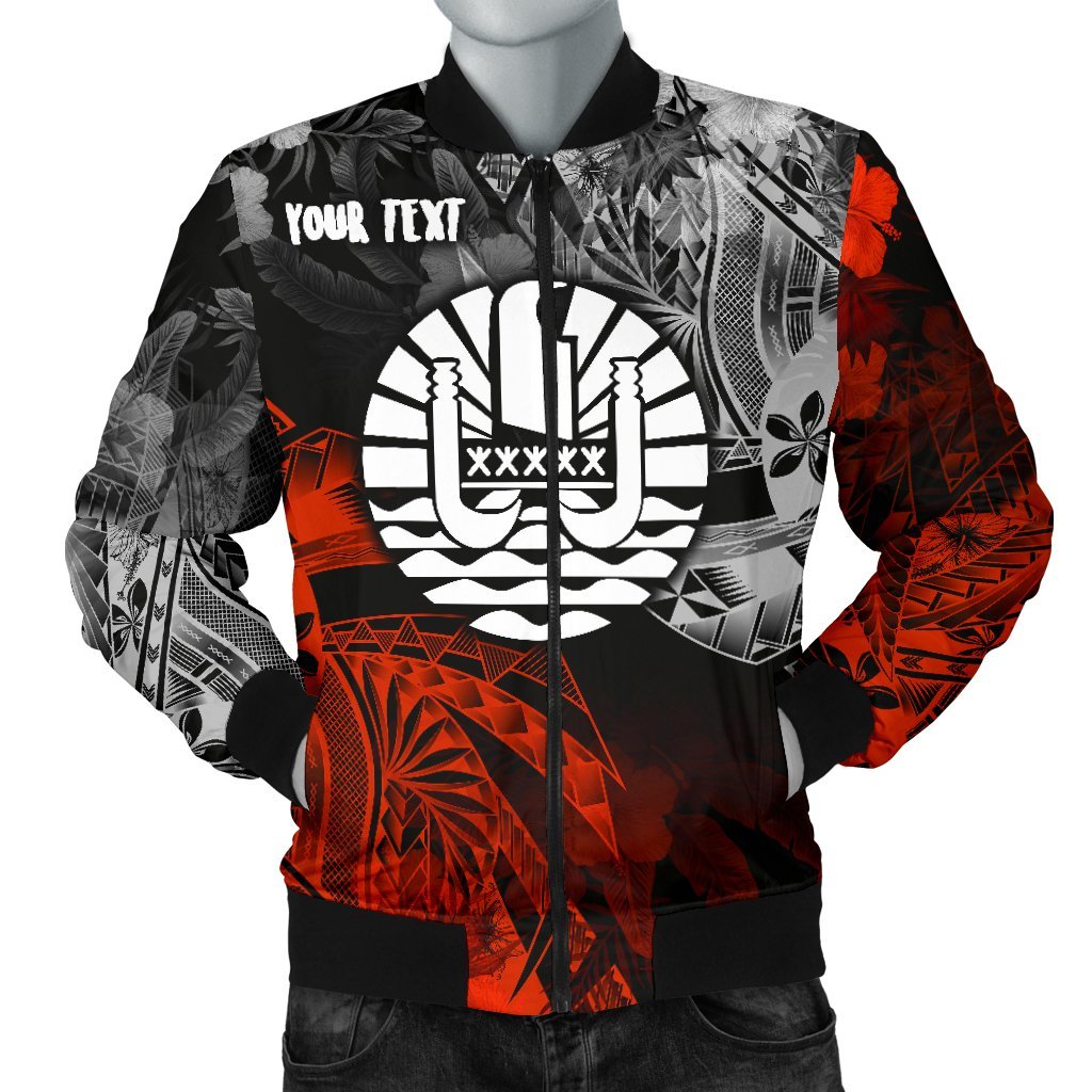 Tahiti Polynesian Personalised Men's Bomber Jacket Vintage Polynesian Turtle