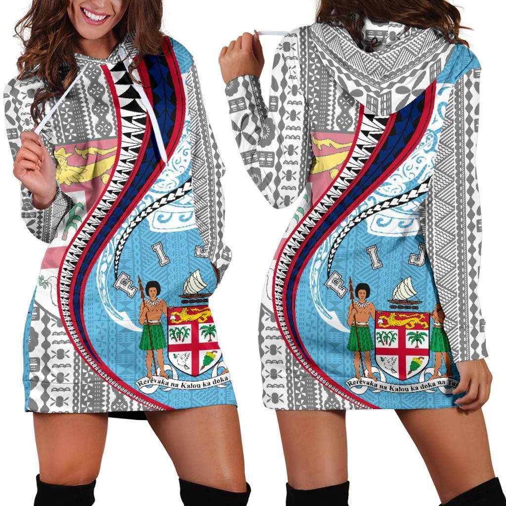Fiji Hoodie Dress Kanaloa Tatau Gen FJ