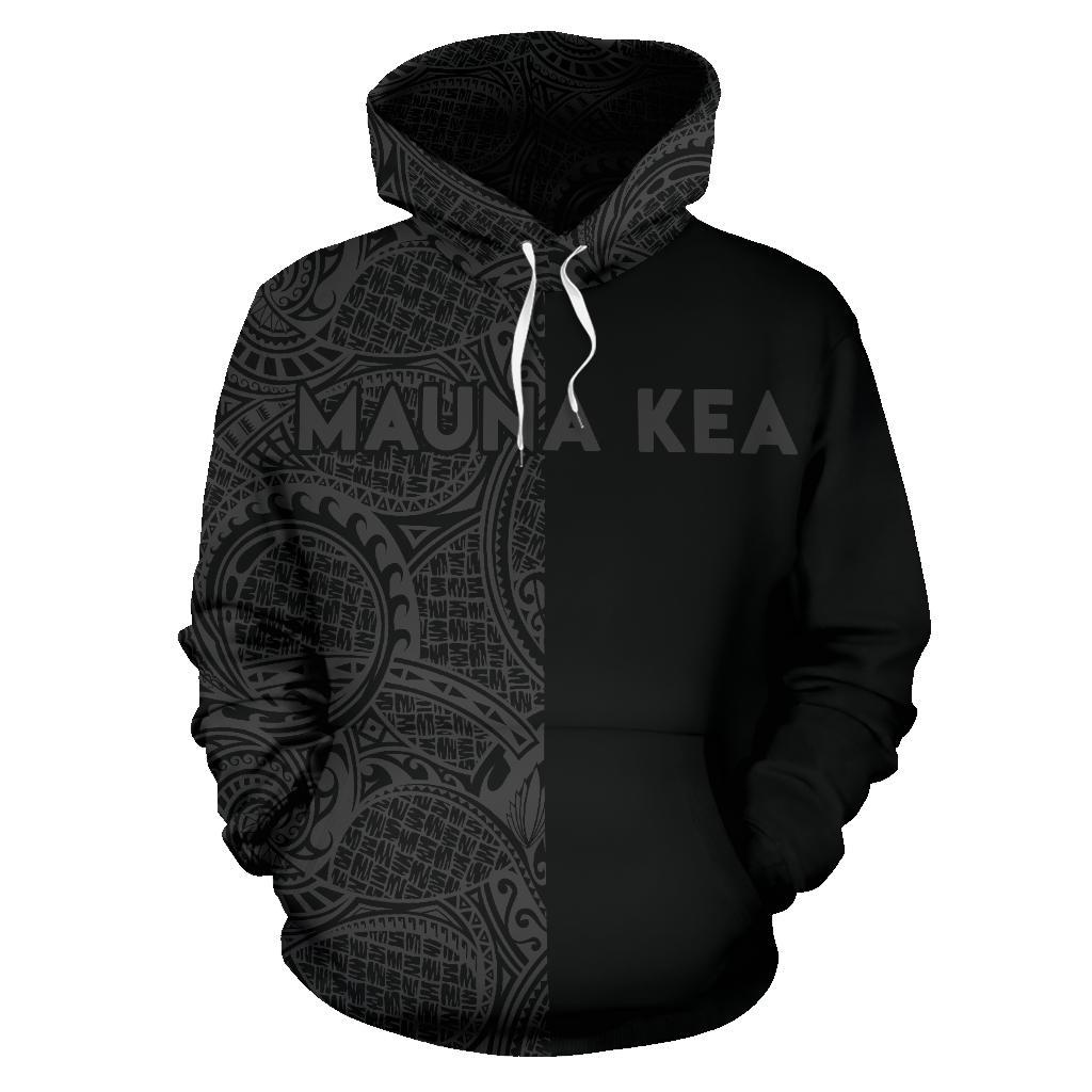 Hawaii Mauna Kea Polynesian Hoodie The Half Grey