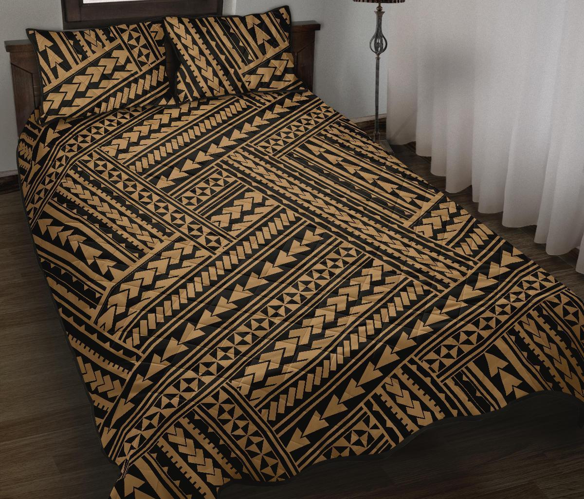 Hawaii Quilt Bed Set Polynesia Nation AH