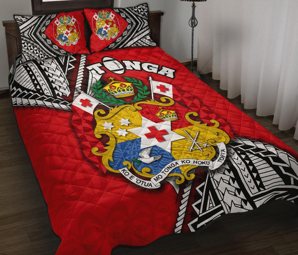 Tonga Rugby Quilt Bed Set Royal Style