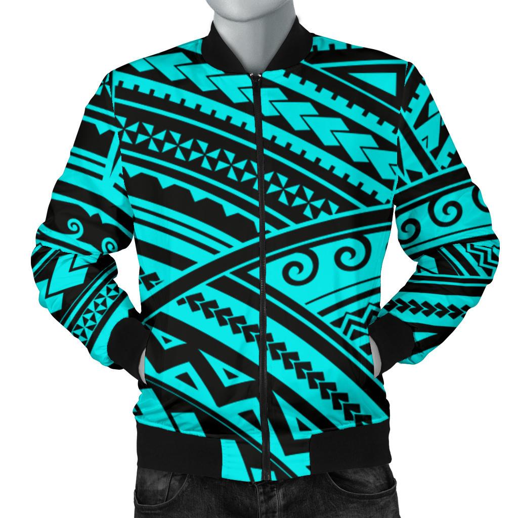 Polynesian Tribal Men's Bomber Jacket